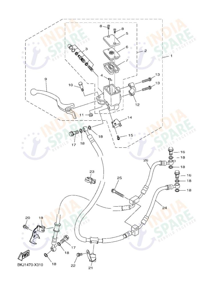 FRONT MASTER CYLINDER